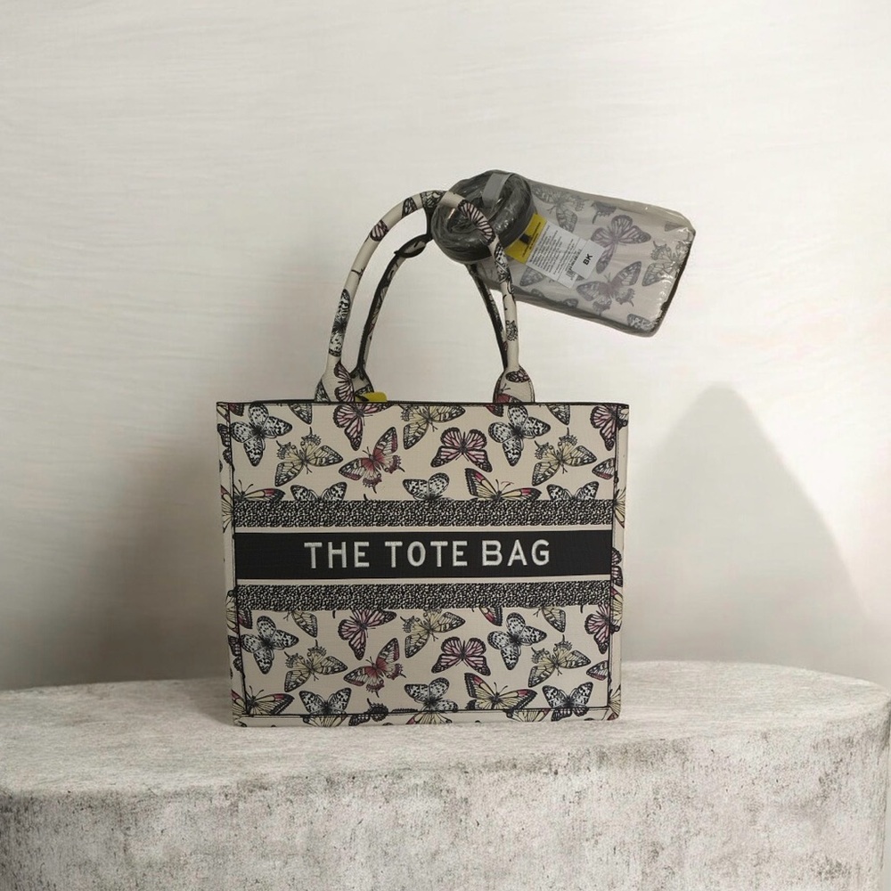 The Tote Bag - Butterfly Print